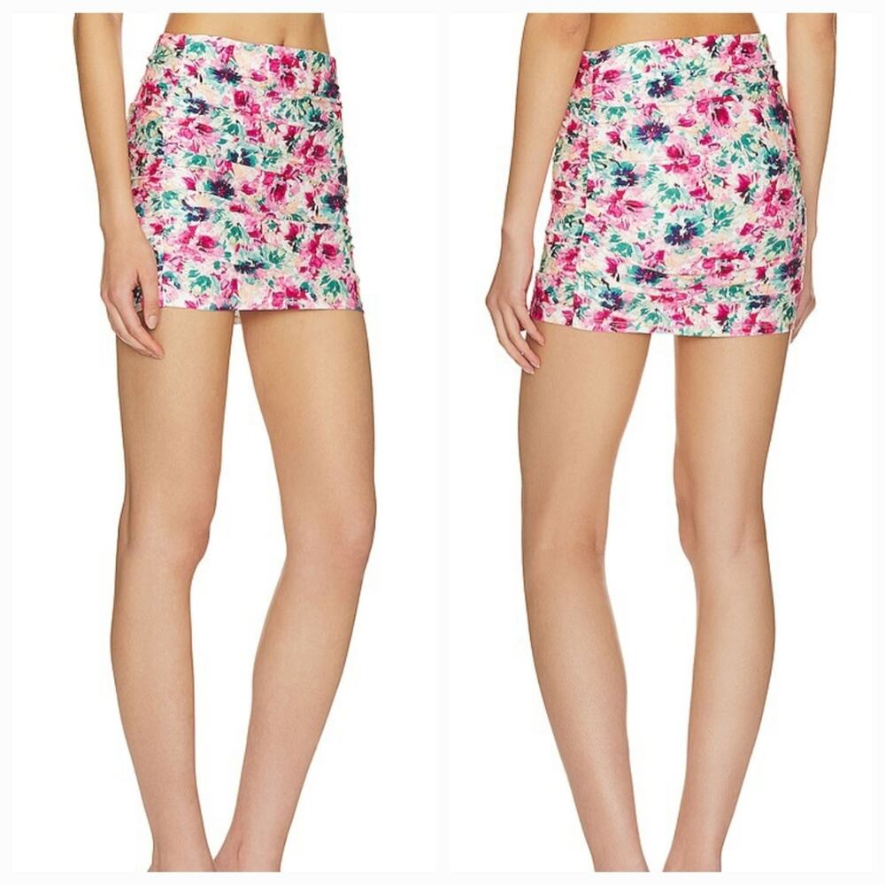 Lovers and Friends Erica Mini Skirt in Summer Floral Multi